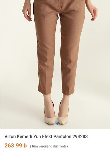 Yün efekt pantolon  - Görsel 5