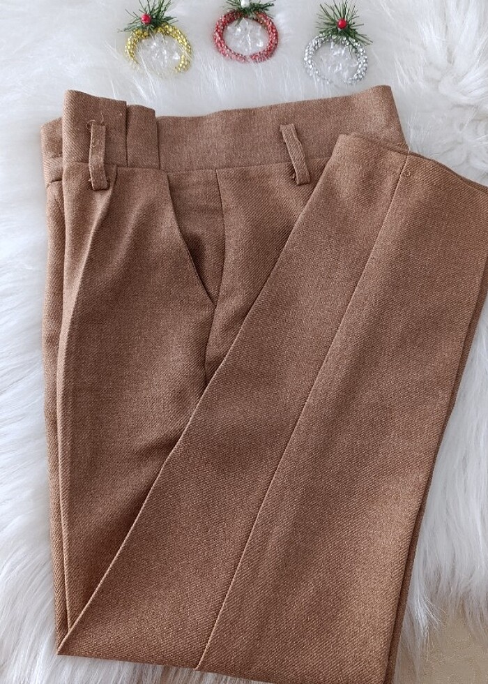 Yün efekt pantolon  - Görsel 2