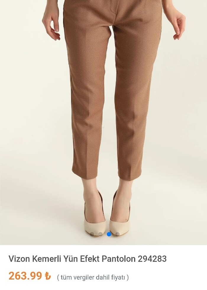 Yün efekt pantolon  - Görsel 5