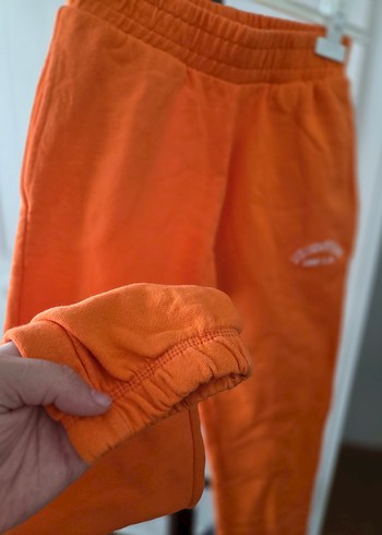 Turuncu Kadın Rahat Kesim Eşofman Altı - Görsel 2