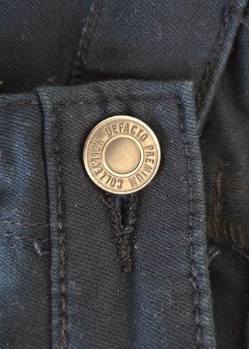 Lacivert Kadın Kot Pantolon - Görsel 5