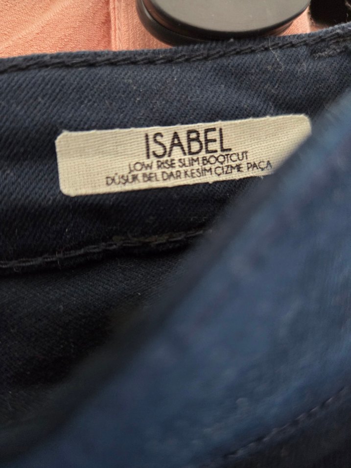 Lacivert Kadın Kot Pantolon - Görsel 4