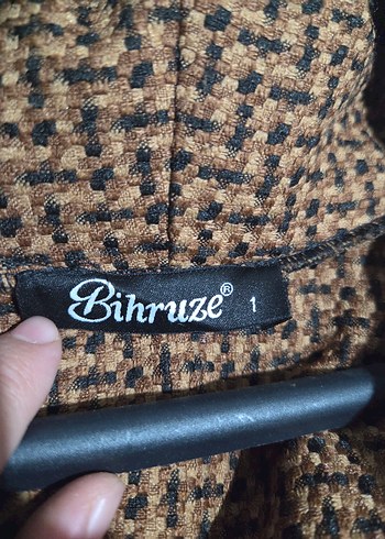 Düğmeli Uzun Kahverengi Kadın Kaban - Görsel 6