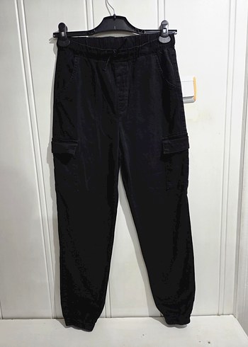 Siyah Erkek Çocuk Jogger Pantolon - Görsel 4