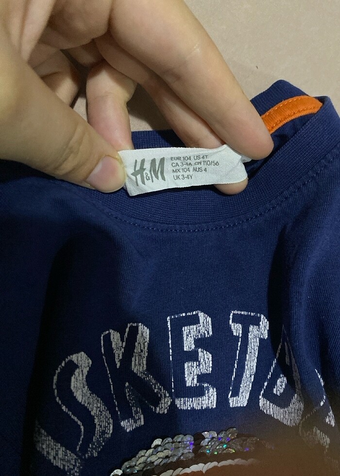 3-4 yaş H&M çocuk tişörtü - Görsel 4