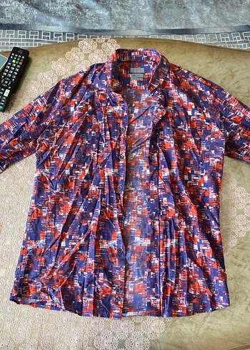 Kadın Çok Renkli Uzun Kollu Salaş Gömlek - Görsel 2