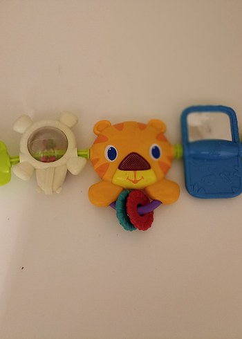 Renkli Diş Kaşıyıcı ve Çıngırak Oyuncak - Görsel 2