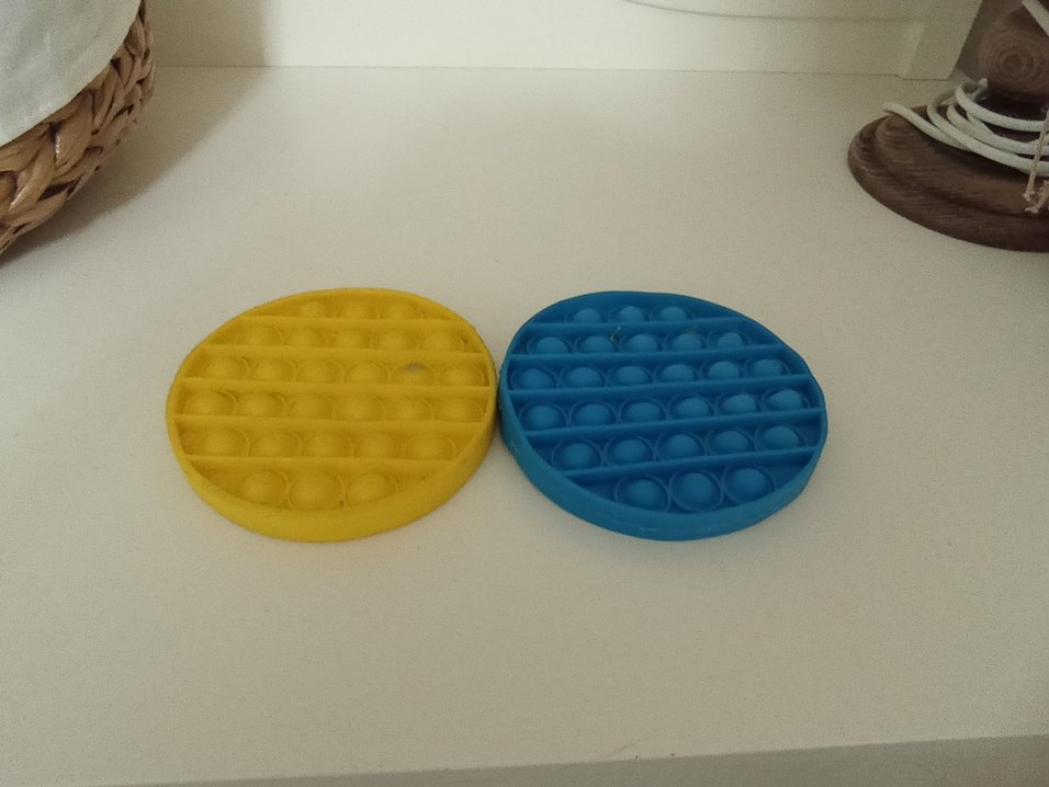 Renkli Yuvarlak Pop It Oyuncaklar - Görsel 2