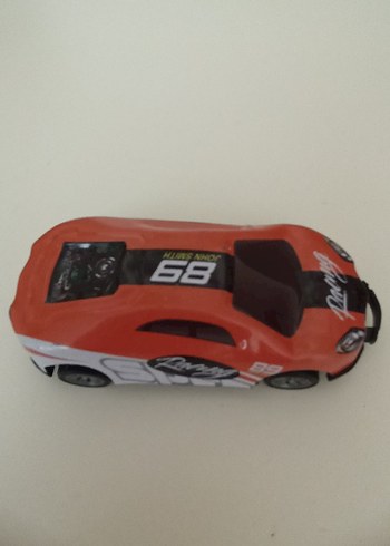 Renkli Turuncu Mini Oyuncak Araba - Görsel 2