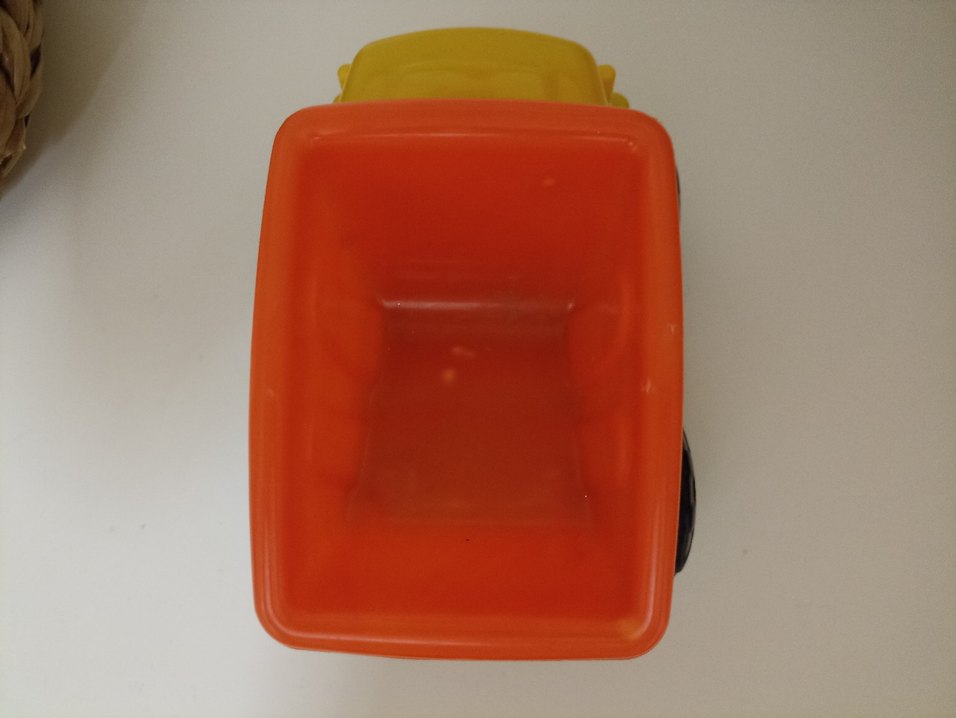 Renkli Sarı Turuncu Kinetik Kumlu Oyuncak Kamyon - Görsel 3