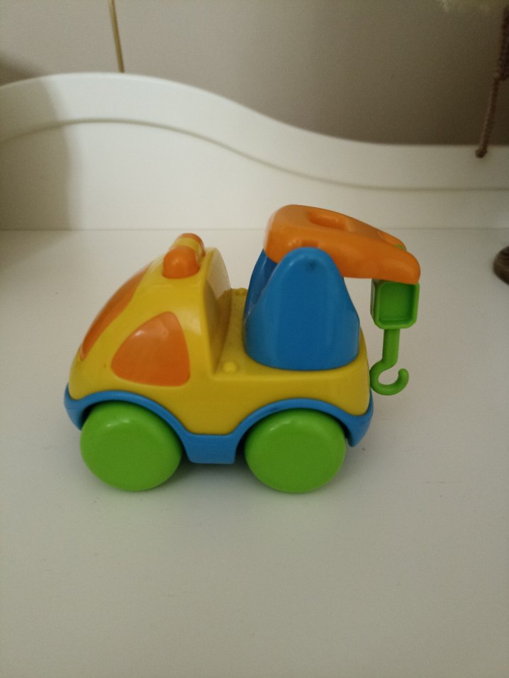 Renkli Polesie Oyuncak Vinç Araba - Görsel 3