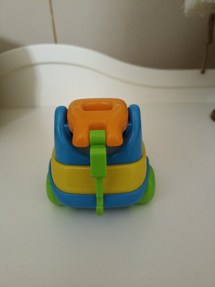 Renkli Polesie Oyuncak Vinç Araba - Görsel 4