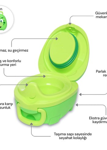 Diğer My Carry Potty Dinozor Taşınabilir Lazımlık