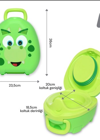 Beden My Carry Potty Dinozor Taşınabilir Lazımlık