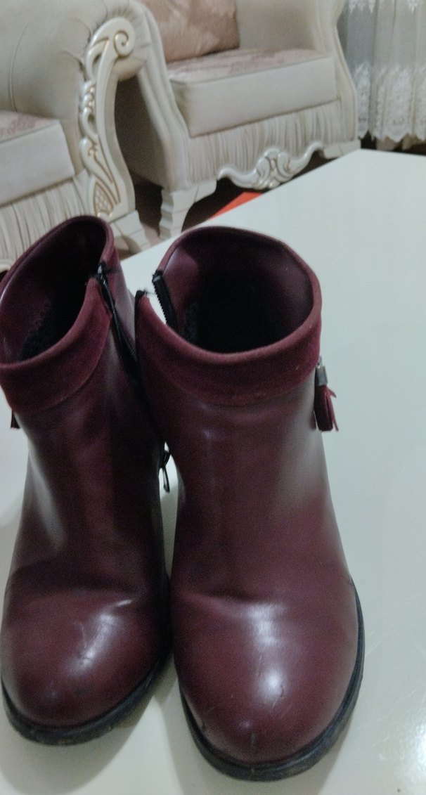 BordoKadın Topuklu Bot - Görsel 4