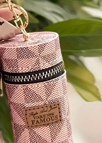 Pembe Bohem Zincir Detaylı Kadın Anahtarlık charm - Görsel 5