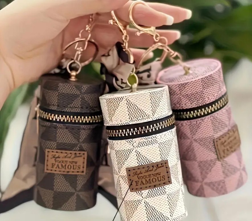 Pembe Bohem Zincir Detaylı Kadın Anahtarlık charm - Görsel 2