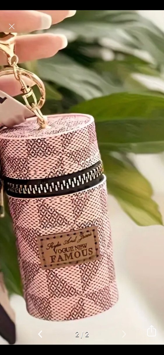 Pembe Bohem Zincir Detaylı Kadın Anahtarlık charm - Görsel 5