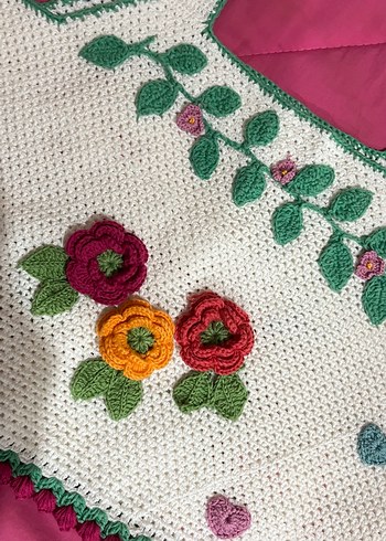 Nakışlı Örme Kelebekli crop - Görsel 4