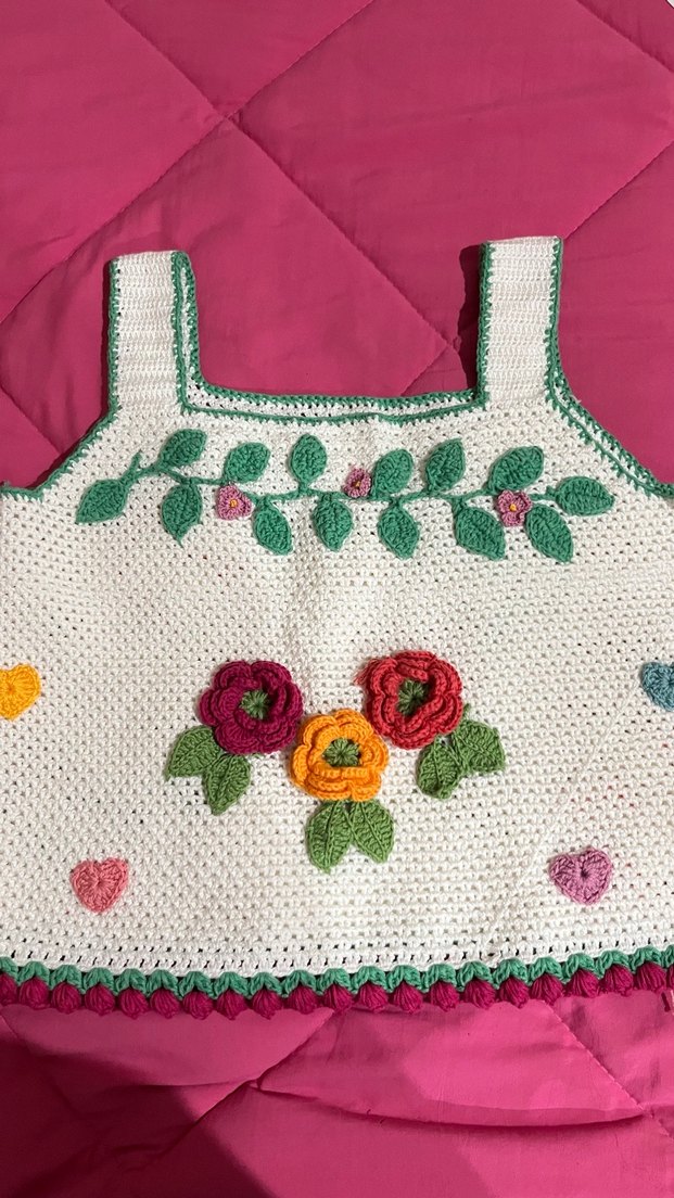 Nakışlı Örme Kelebekli crop - Görsel 3