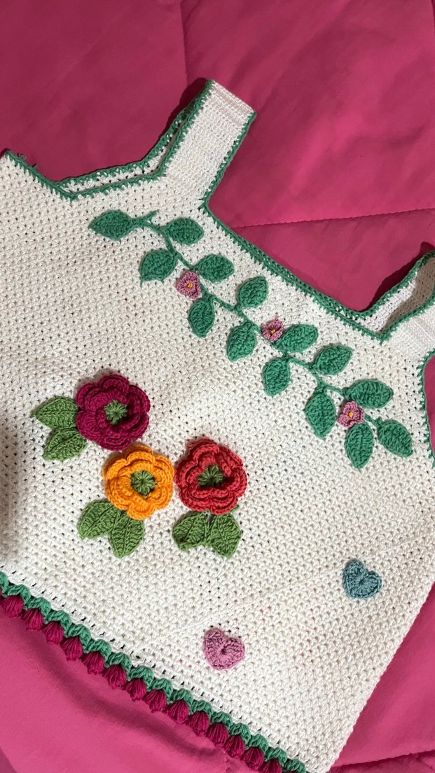 Nakışlı Örme Kelebekli crop - Görsel 5