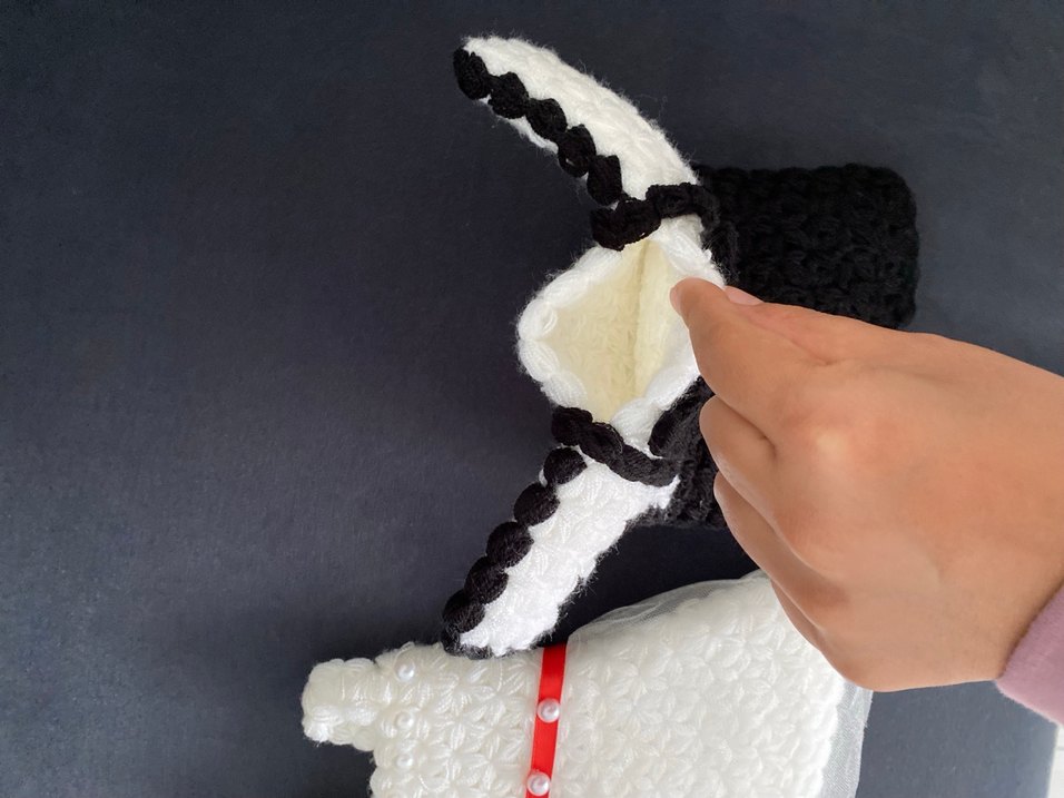 Nakışlı El Örgüsü Çeyizlik Gelin Damat Lif Seti - Görsel 2