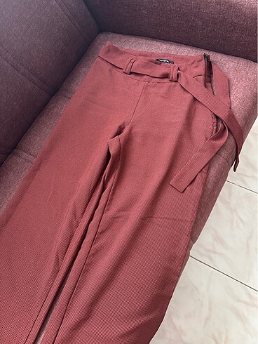 s Beden bordo Renk Pantalon