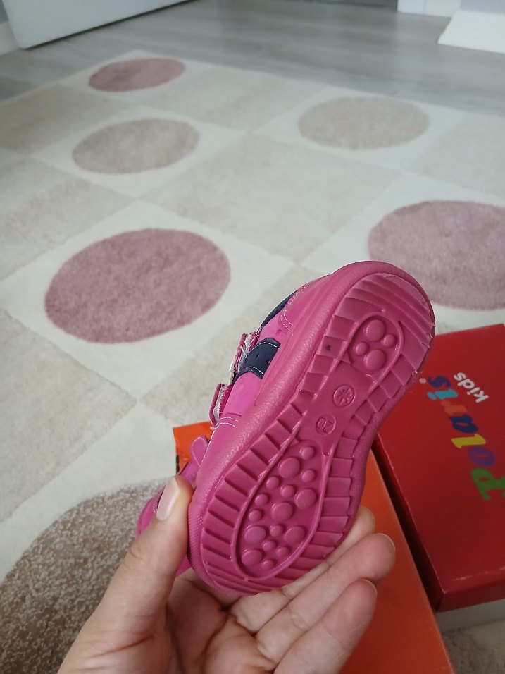 Kız Bebek Pembe İlk Adım Ayakkabısı - Görsel 3