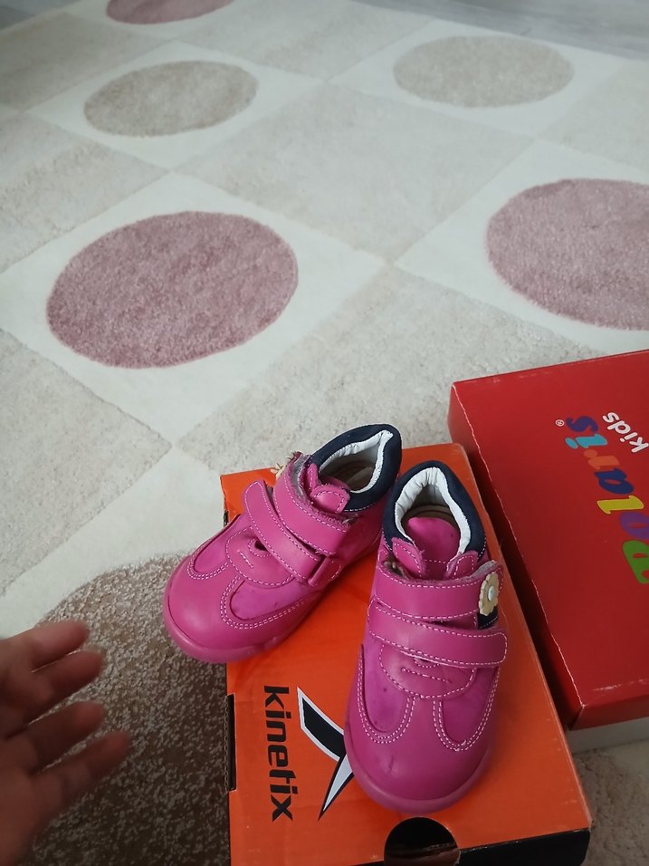 Kız Bebek Pembe İlk Adım Ayakkabısı - Görsel 2