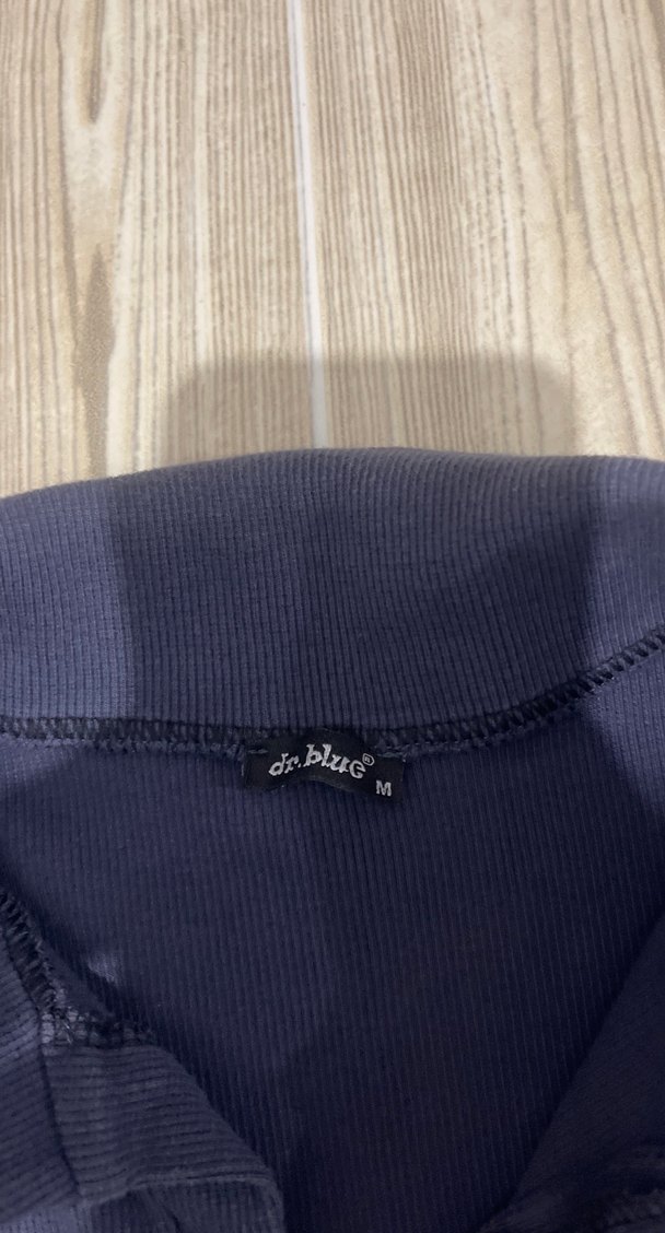 Kız Lacivert Kısa Kollu Polo Tişört - Görsel 3