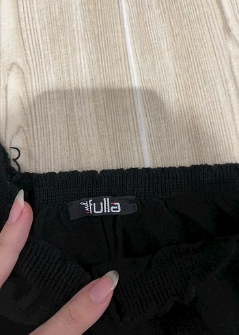 Nakışlı Siyah Kadın veli oturan bluz - Görsel 4