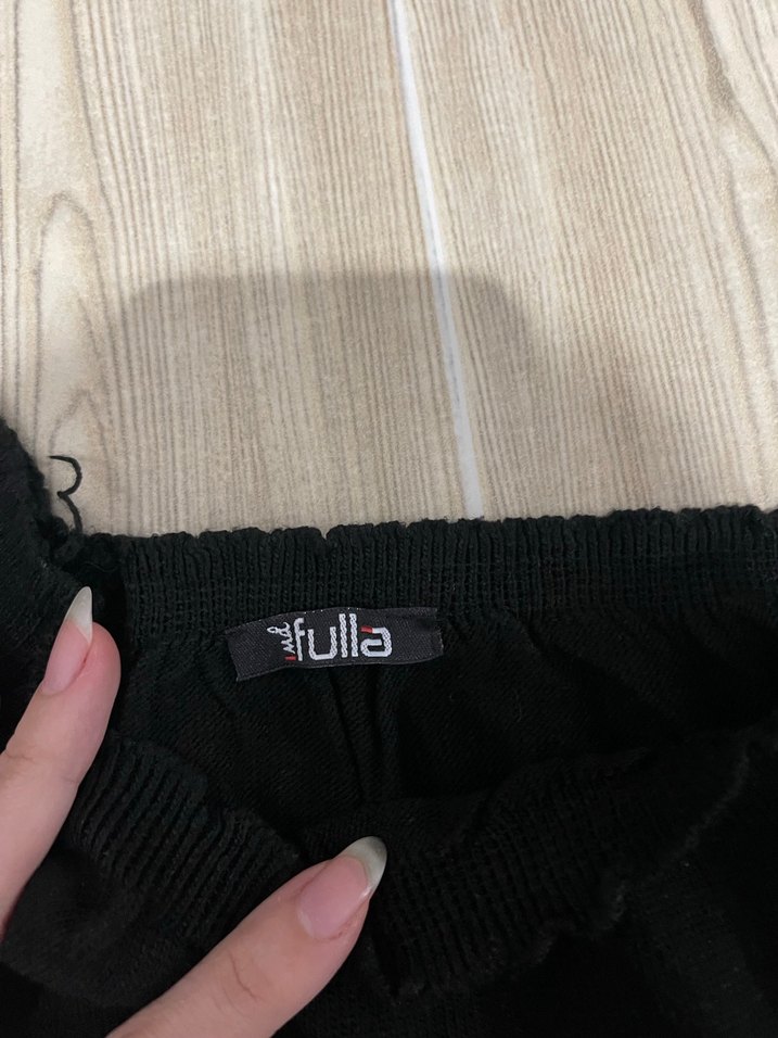 Nakışlı Siyah Kadın veli oturan bluz - Görsel 4