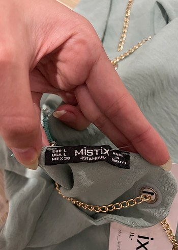 Turkuaz askılı üst - Görsel 4