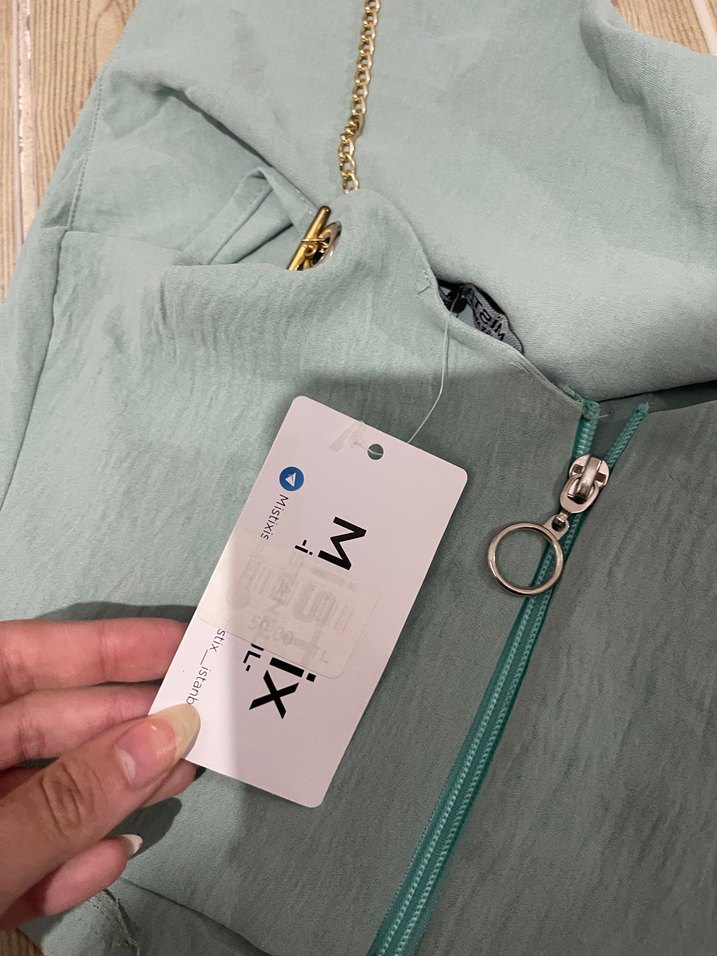 Turkuaz askılı üst - Görsel 3