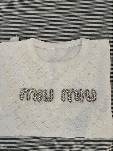 Miu Miu Kadın kısa kol triko