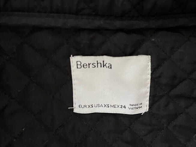 xs Beden siyah Renk Bershka kısa ceket