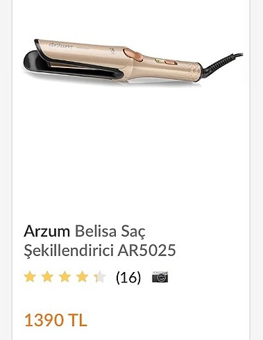 Arzum belisa saç şekillendirici AR5025