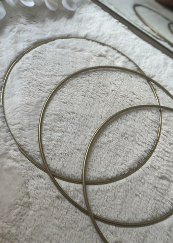 Metal gold çember