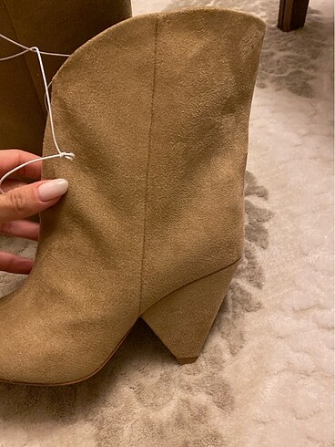 38 Beden camel Renk H&M sivri burun kovboy bot