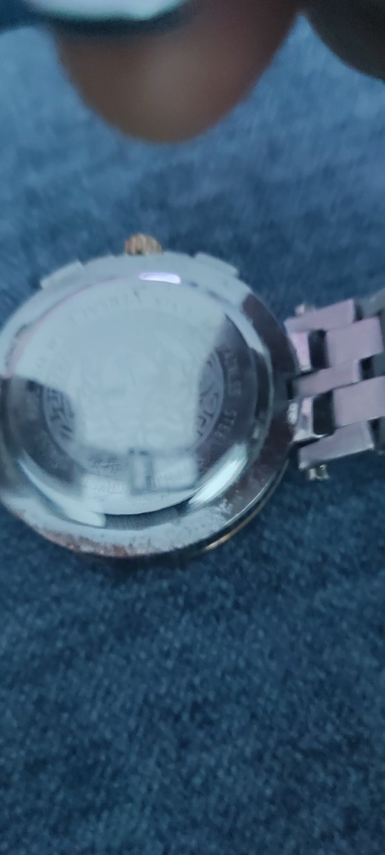 Versace Klasik Erkek Saat Altın Gri - Görsel 3