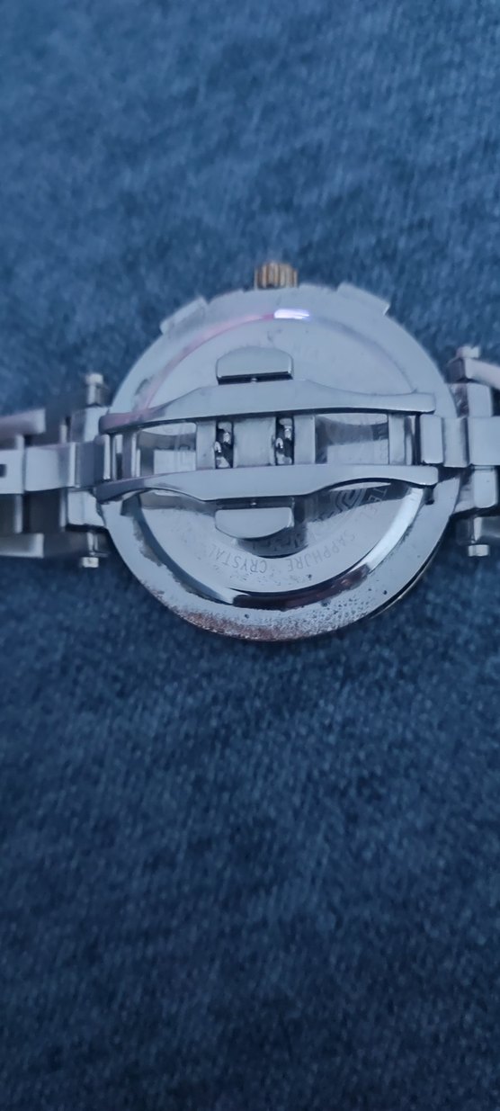 Versace Klasik Erkek Saat Altın Gri - Görsel 4