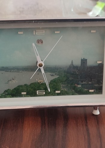 antika kurmalı masa saati - Görsel 2