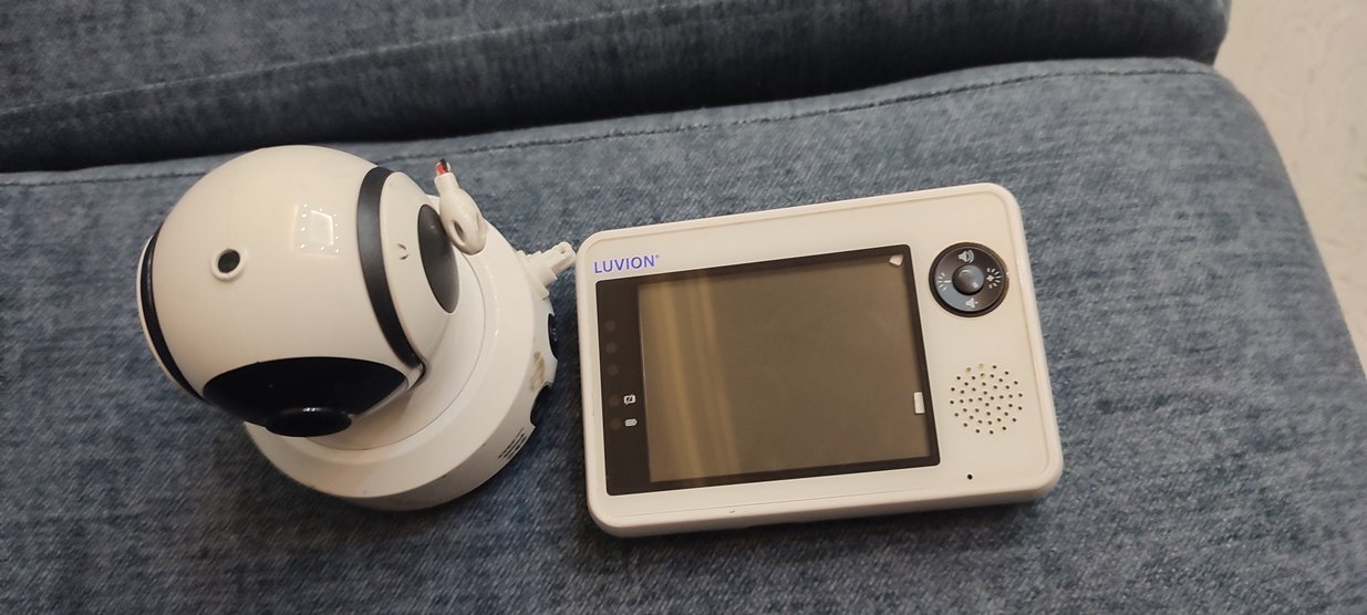 Beyaz LUVION bebek telsizi - Görsel 2