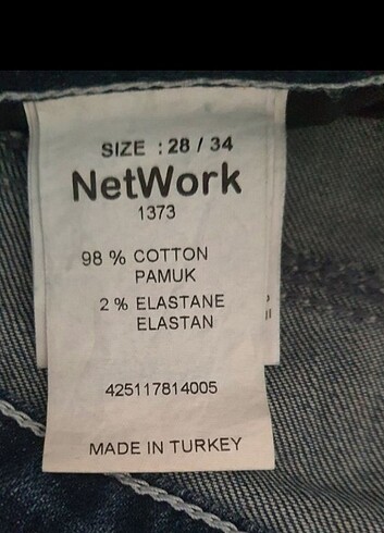 m Beden lacivert Renk Network jean kadın pantolon