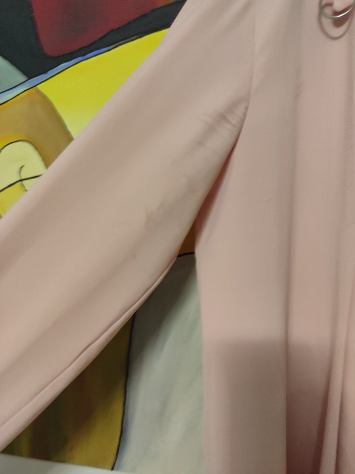 Düğmeli Uzun Pembe Kadın Tunik - Görsel 5