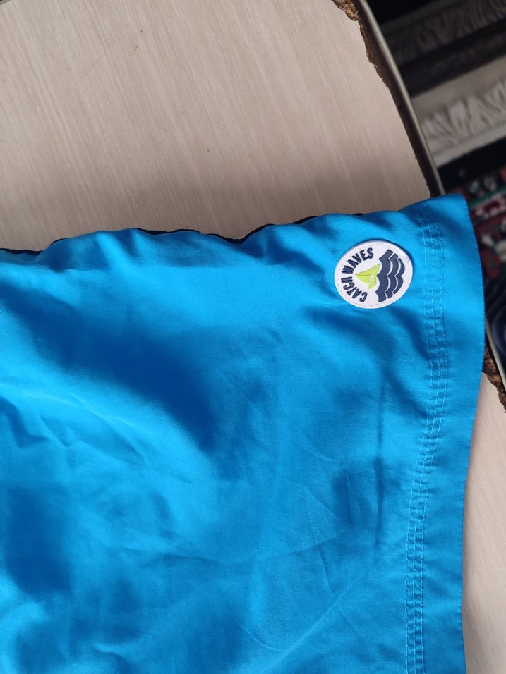 Erkek Çocuk Mavi Yüzme Şortu - Görsel 2