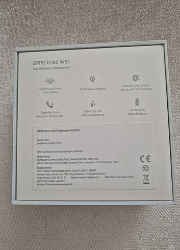 Beden Renk OPPO KABLOSUZ KULAKLIK