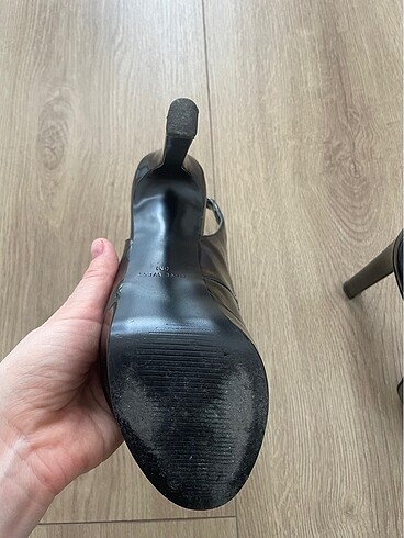 35 Beden siyah Renk Rugan stiletto, 35 beden