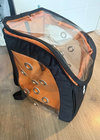 Turuncu Kedi Taşıma Çantası - Görsel 3