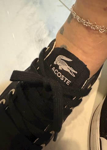 Siyah Bağcıklı Rock Punk Sneakers - Görsel 4